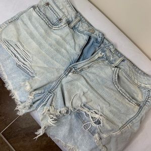 American Eagle Light Wash Shorts